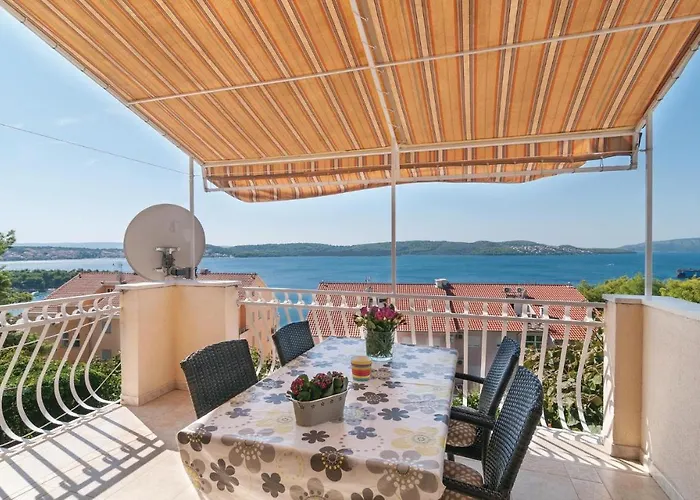 Amazing Apartment In Trogir With House Sea View
