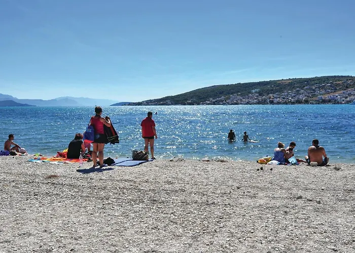 Amazing Apartment In Trogir With House Sea View